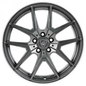 Aluett 86 Gun Metal Machined Face - 8/18 5/112 ET48 B70