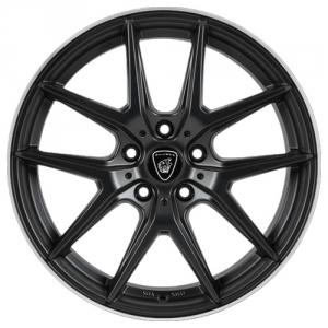 Aluett 86 Matt Black Machined Face 7,5x17 5/114,3 ET48 B70