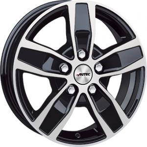 AUTEC QUANTRO Gloss Black  Polished 7x17 6/139 ET57 B92.4