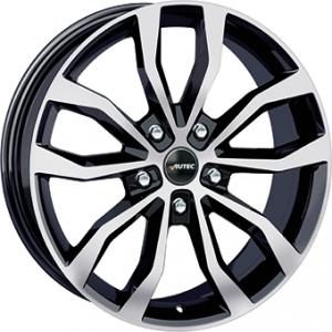 AUTEC UTECA Gloss Black  Polished 8x18 5/120 ET43 B65.1