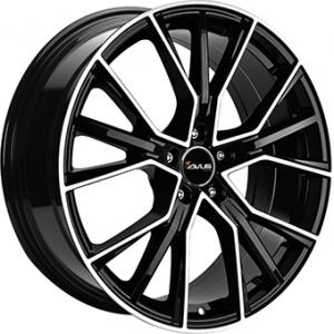 Avus AF18 Black Polished 9x21 5/112 ET30 B66.6