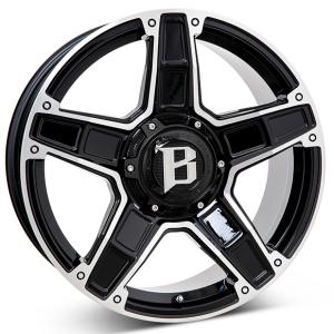 Ballistic Dakota Black Polished - 9/22 6/139.7 ET35 B67.1