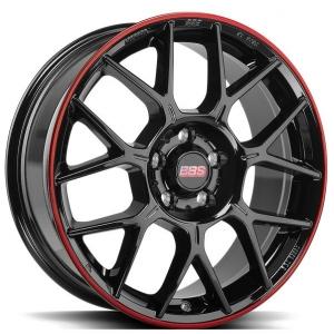 BBS XR Black Red 8x18 5/100 ET36 B70