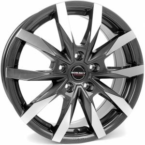 BORBET CW5 Mistral Anthracite Gloss Pol - 7.5/18 5/108 ET45 B72.6