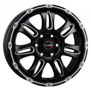BORBET CW8 Black Rim Window Polished Matt 8x18 6/120 ET45 B74.6