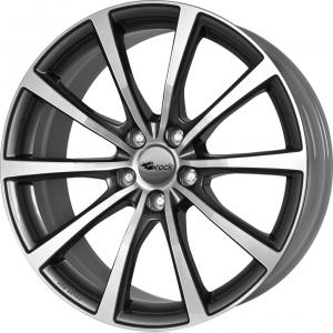 Brock B32 Titanium Polished - 8.5/19 5/112 B66.6