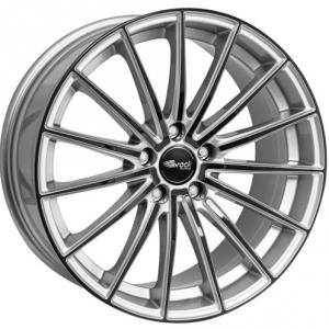 Brock B36 Silver Black - 8/18 5/114.3 ET45 B72.6