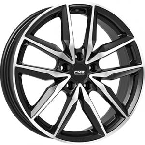 CMS C28 Gloss Black  Polished 7x17 5/114 ET40 B67.1