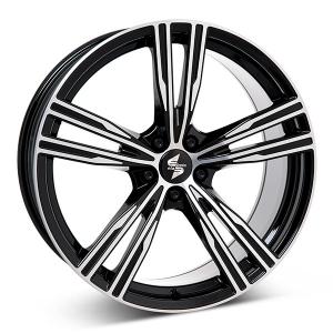 EtaBeta Amos Gloss Black Polished 8x19 5/108 ET48 B63.4