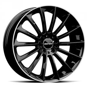 GMP Stellar Satin Black Machined Lip 9x21 5/120 ET45 B72