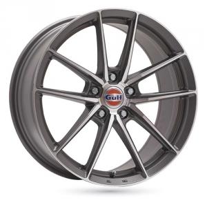 Gulf GT-3 Satin Gun Metal Machined Face - 8/18 5/112 ET30 B66