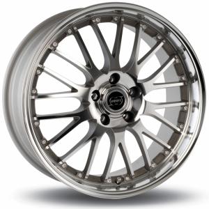 INFINY Phoenix Silver Polished Lip - 9.5/19 5/112 ET45 B67.1