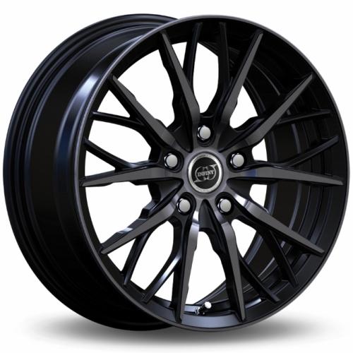 INFINY Spike Bright Black Machined Face Black Lip