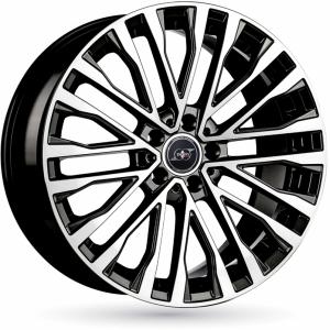 INFINY individual Kamenz Shiny Black Machined Face - 8.5/19 5/112 ET45 B66.5