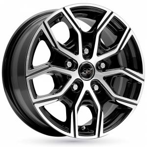 INFINY individual TX Shiny Black Machined Face - 7/17 5/108 ET35 B65.1