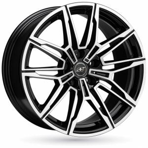 INFINY individual Welt Shiny Black Machined Face 9.5x19 5/112 ET40 B66.6