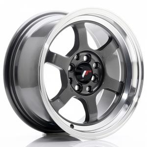 Japan Racing JR12 Gun Metal Machined LIP - 7.5/15 4/100 ET26 B73.1