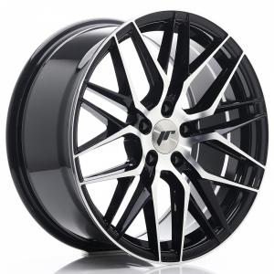 Japan Racing JR28 Gloss Black Machined Face - 8.5/18 5/112 ET40 B66.6