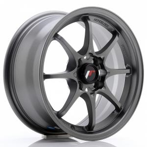 Japan Racing JR5 Matt Gun Metal - 7.5/17 5/100 ET35 B73.1