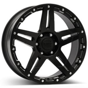 LND R13 Matt Black 9x18 6/114.3 ET30 B66.1