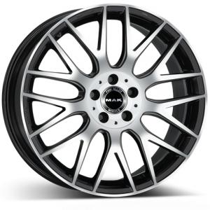 MAK Arrow Black polished - 10/21 5/112 ET62 B66.6