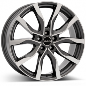 MAK Highlands Shiny Black 9x21 5/120 ET43,5 B72