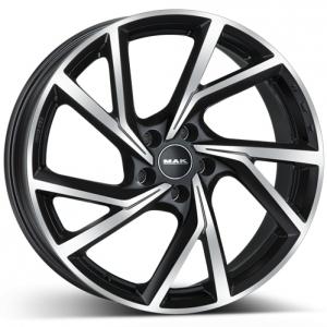 MAK Kassel Black Polished - 8.5/19 5/112 ET42 B66.5