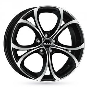 MAK Lario Black Machined Face 9x18 5/110 ET44,5 B65