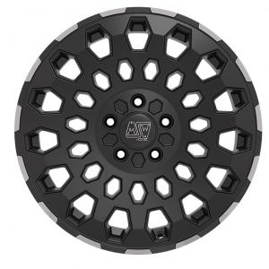 MSW 99 Van Matt Black Polished Lip 6,5x16 5/130 ET55 B78.1