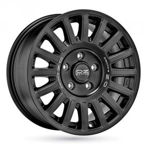 OZ Rally Raid Matt Black Silver Lettering 8,5x18 6/139,7 ET0 B106