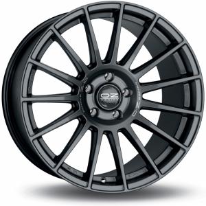OZ Superturismo Dakar Matt Gun Metal Silver Lettering 10x21 5/130 ET33 B84