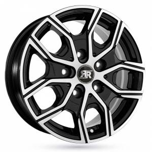 Racer Carver Shiny Black Machined Face 6.5x16 5/112 ET42 B57.1