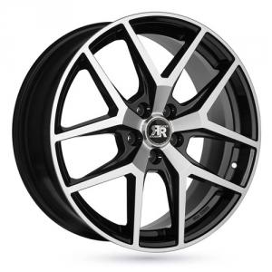 Racer Element Shiny Black Machined Face  - 9/19 5/112 ET35 B66