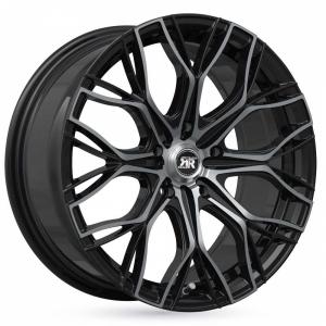 Racer Matrix Bright Black Machined Face 6.5x15 4/100 ET35 B60.1