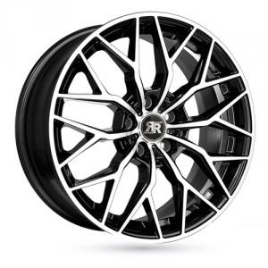 Racer Mygal Shiny Black Machined Face  8,5x20 5/112 ET43 B66