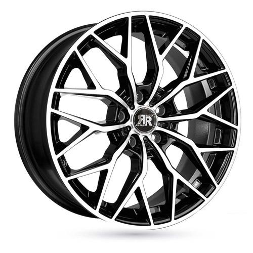 Racer Mygal Shiny Black Machined Face