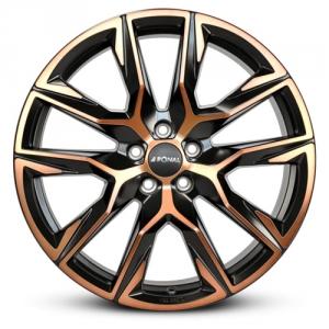 RONAL R71 Jet Black Copper Matt Front Cu 8.5x20 5/112 ET52 B66.5