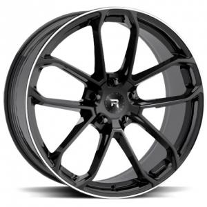 R-Series R14 Black Polish - 9.5/21 5/112 ET37 B66.6