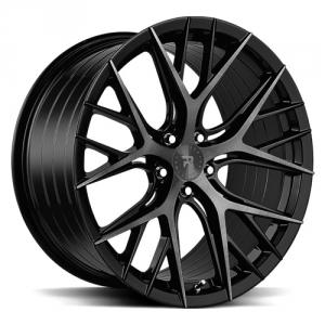 R-Series R16 Brushed Dual Black 9x20 5/108 ET42 B63.4